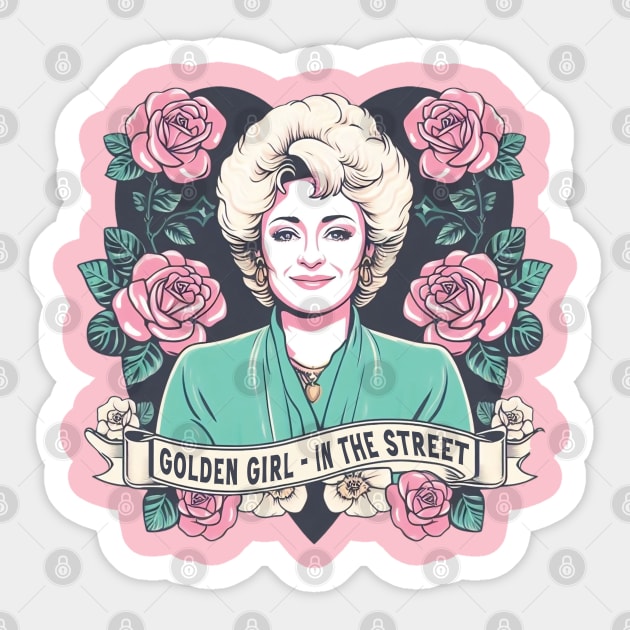 Blanche In The Street Sticker by Trendsdk